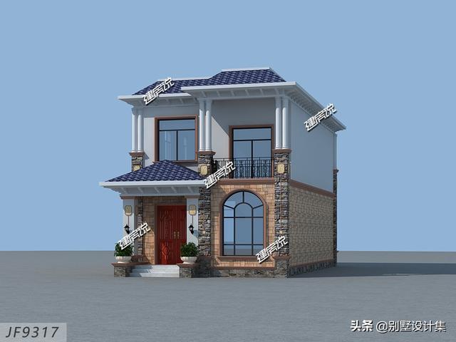 現(xiàn)代時(shí)尚二層別墅設(shè)計(jì)圖，還缺一個(gè)帥氣的男主人，漂亮的女主人