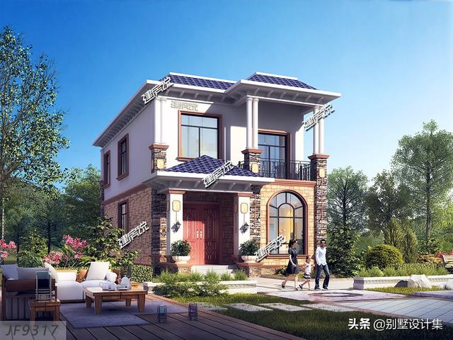 現(xiàn)代時(shí)尚二層別墅設(shè)計(jì)圖，還缺一個(gè)帥氣的男主人，漂亮的女主人