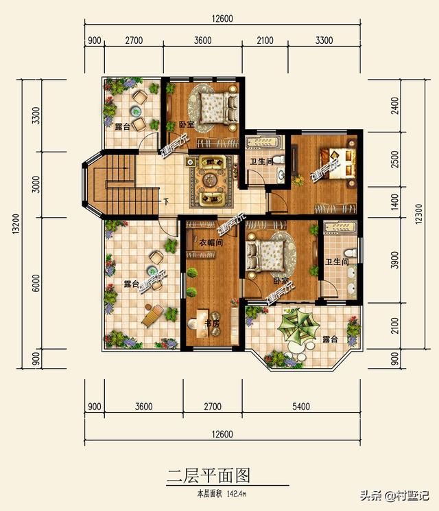 5款帶車庫農(nóng)村別墅設(shè)計圖，二層和三層都有，想建幾層任你選擇！