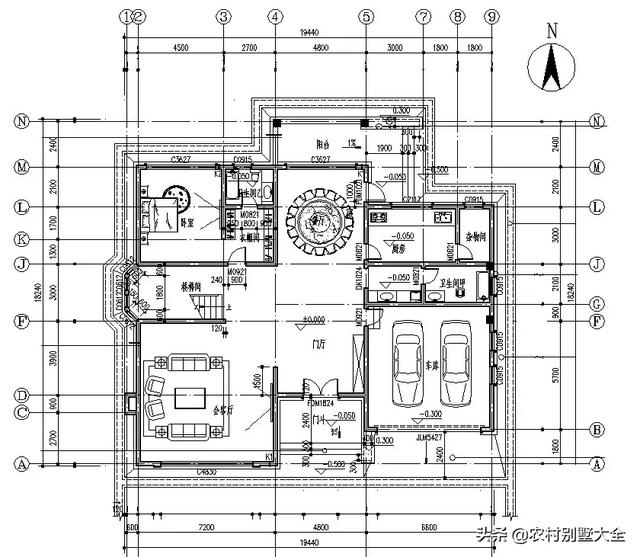 12款帶車庫的農(nóng)村別墅設(shè)計(jì)圖，既經(jīng)濟(jì)又實(shí)用，最低18萬就能建好