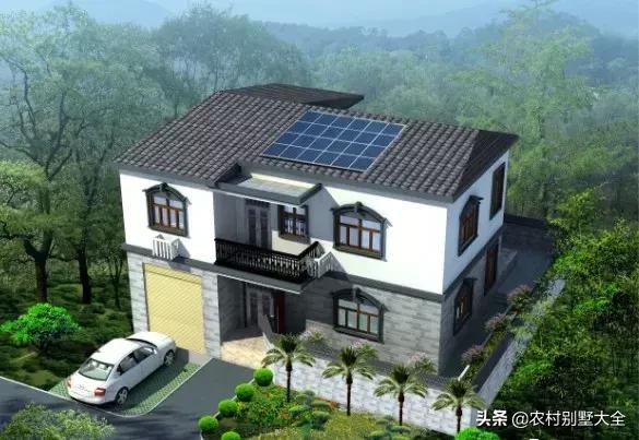 12款帶車庫的農(nóng)村別墅設(shè)計(jì)圖，既經(jīng)濟(jì)又實(shí)用，最低18萬就能建好