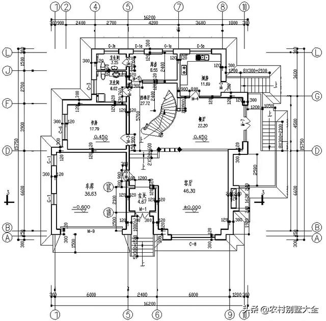 12款帶車庫的農(nóng)村別墅設(shè)計(jì)圖，既經(jīng)濟(jì)又實(shí)用，最低18萬就能建好