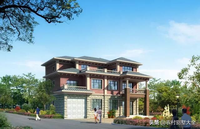 12款帶車庫的農(nóng)村別墅設(shè)計(jì)圖，既經(jīng)濟(jì)又實(shí)用，最低18萬就能建好