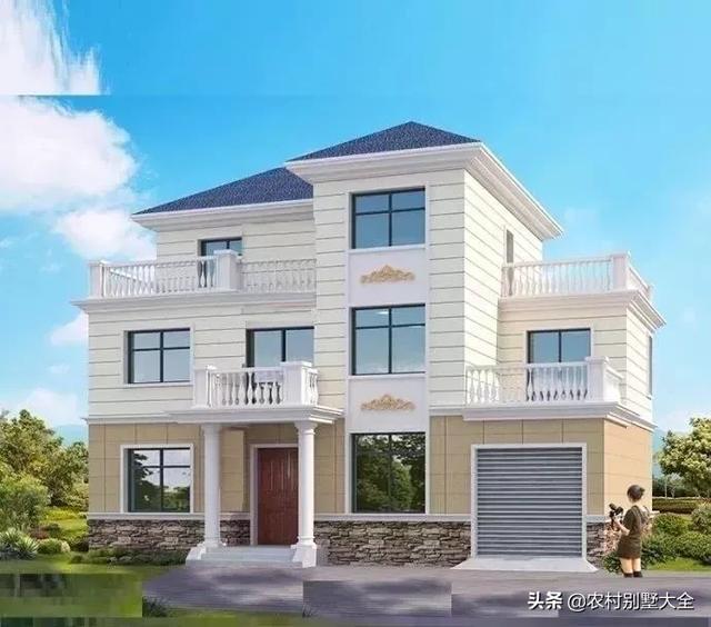 12款帶車庫的農(nóng)村別墅設(shè)計(jì)圖，既經(jīng)濟(jì)又實(shí)用，最低18萬就能建好