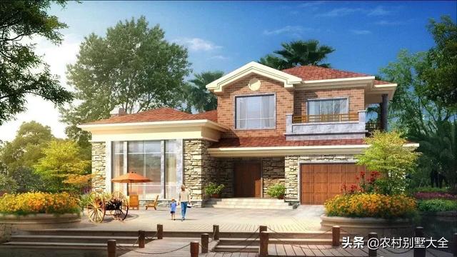 12款帶車庫的農(nóng)村別墅設(shè)計(jì)圖，既經(jīng)濟(jì)又實(shí)用，最低18萬就能建好