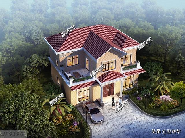 三款現(xiàn)代簡(jiǎn)約農(nóng)村別墅設(shè)計(jì)圖，照著建準(zhǔn)沒(méi)錯(cuò)，村里人都說(shuō)好看