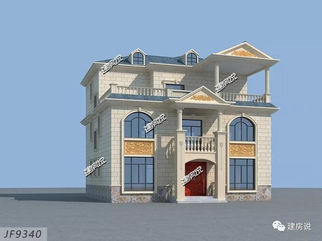 造價50萬左右二層自建別墅設(shè)計圖，布局，外觀都沒得挑，越住越舒服