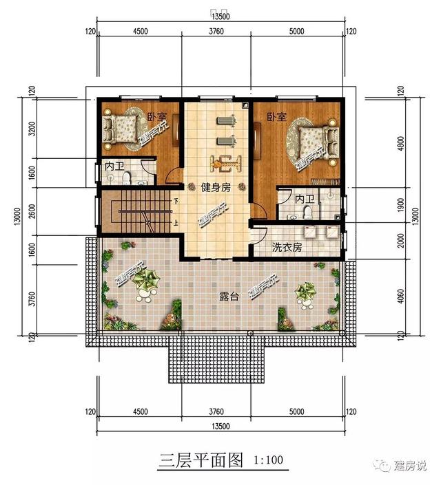 造價50萬左右二層自建別墅設(shè)計圖，布局，外觀都沒得挑，越住越舒服
