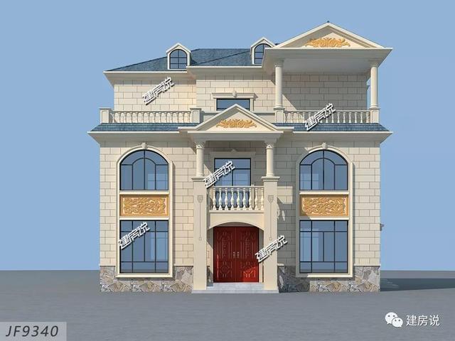 造價50萬左右二層自建別墅設(shè)計圖，布局，外觀都沒得挑，越住越舒服