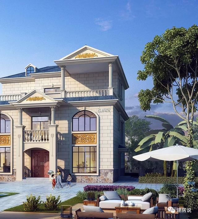 造價50萬左右二層自建別墅設(shè)計圖，布局，外觀都沒得挑，越住越舒服