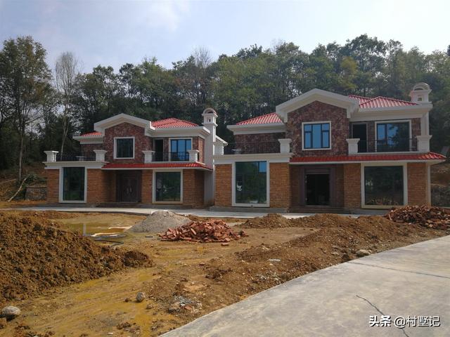 浙江溫州2兄弟的漂亮別墅設(shè)計(jì)圖，房子建好了，全家人高興得不得了