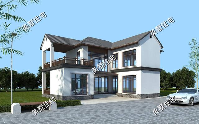 16x17米新中式別墅設(shè)計(jì)圖，布局大氣上檔次，建棟在村里肯定特別有面子