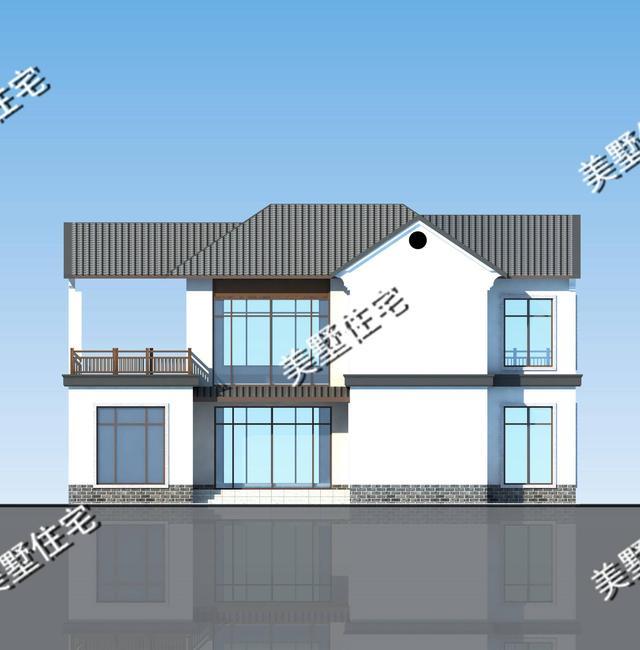 16x17米新中式別墅設(shè)計(jì)圖，布局大氣上檔次，建棟在村里肯定特別有面子