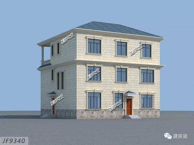 三層歐式別墅設(shè)計(jì)圖，建一套過很久都不會過時