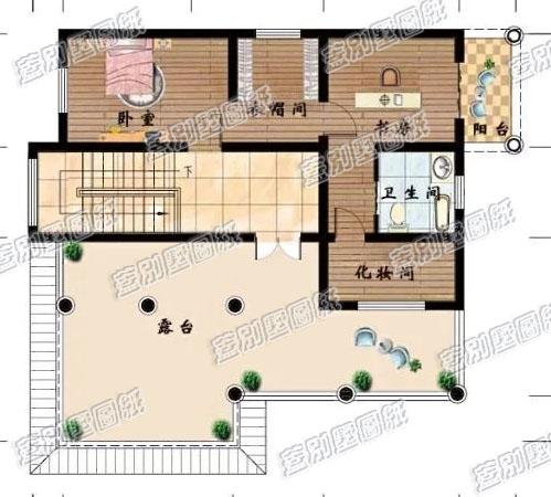 30萬13×11米豪華農(nóng)村自建房設計施工圖，帶豪華套間，居住舒適