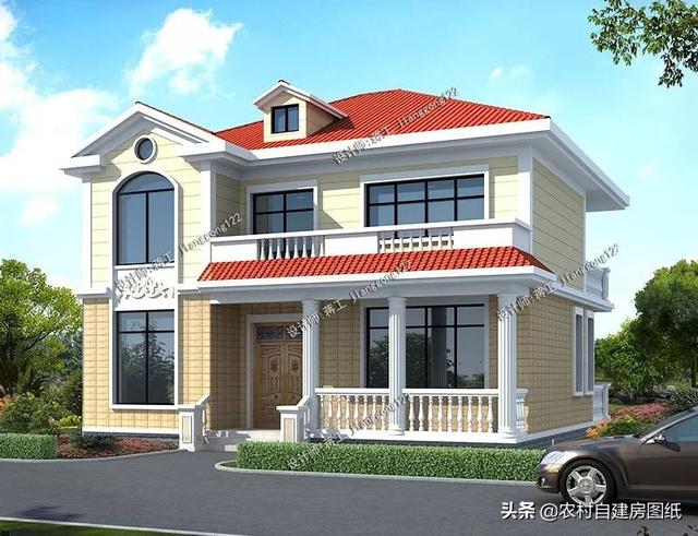 這款二層農(nóng)村小別墅設計圖，外觀精致漂亮，室內(nèi)設計的也非常舒適