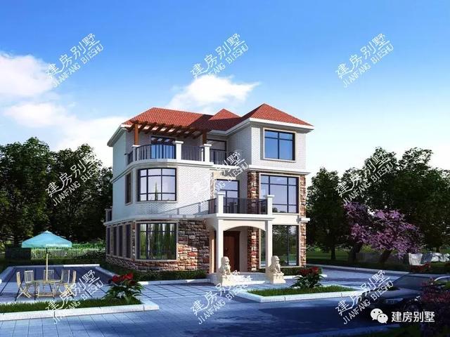 分享兩棟自建房設(shè)計(jì)圖，單看外觀就覺得這別墅很不錯(cuò)