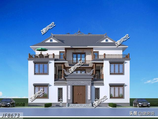 中式四合院別墅設(shè)計圖，永不過時，40歲之前，一定要擁有一棟