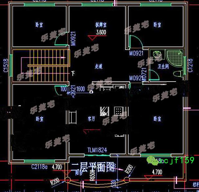 130平米農(nóng)村二層別墅施工圖及效果圖，簡(jiǎn)約經(jīng)濟(jì)