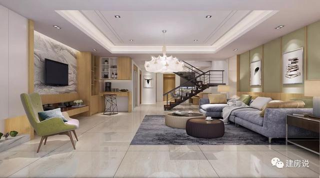 四層現(xiàn)代別墅設(shè)計圖，132平左右，別墅外觀是非常清新自然