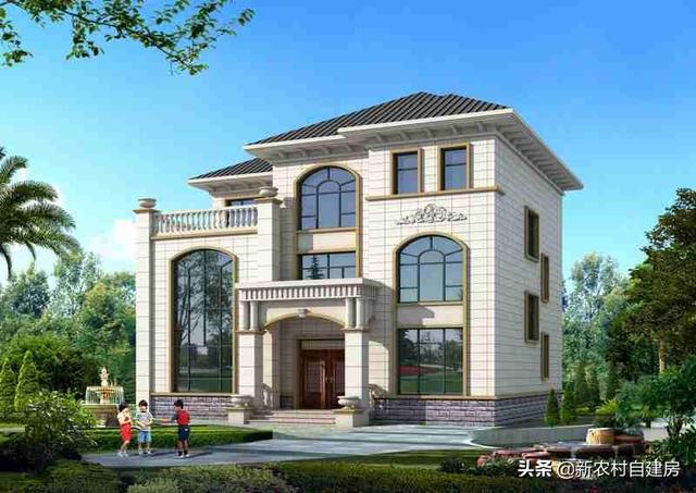 農村自建房設計圖助你完成豪宅夢，只需要花費幾十萬