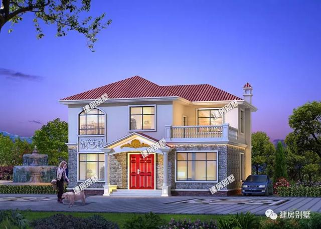 兩款湖南鄉(xiāng)村自建房設(shè)計圖，均配有堂屋，外觀簡約布局實用