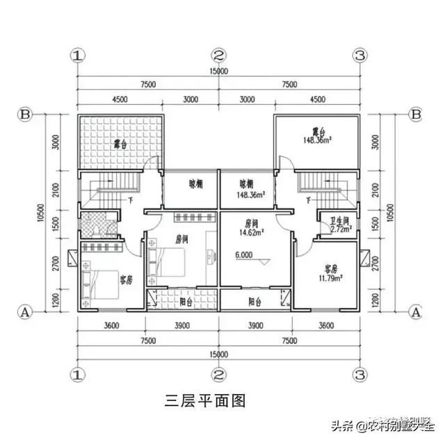 帶堂屋、庭院的農(nóng)村自建房設(shè)計(jì)圖，看了之后你一定會(huì)喜歡的