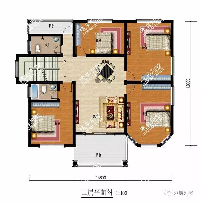 兩棟農村自建房別墅設計圖，豪華大氣上檔次，建一棟讓別人羨慕去吧