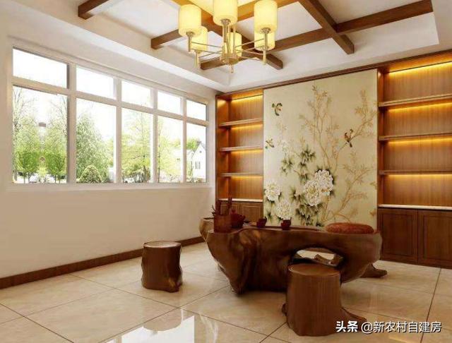 這套農(nóng)村二層平屋頂自建房設(shè)計(jì)圖，占地小，采光好