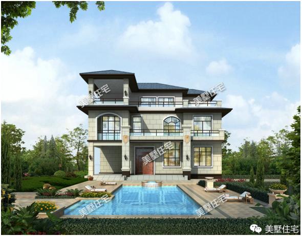 超級溫暖精致的現(xiàn)代風別墅設計圖，現(xiàn)代與中式的完美結合，這棟別墅不要太優(yōu)秀啊