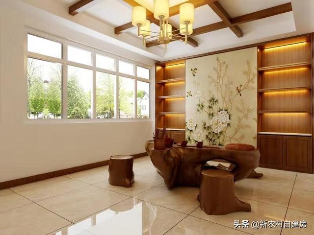 這款徽派新中式別墅設(shè)計(jì)圖，設(shè)計(jì)布局非常細(xì)心，層次感十足