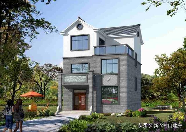 這款徽派新中式別墅設(shè)計(jì)圖，設(shè)計(jì)布局非常細(xì)心，層次感十足