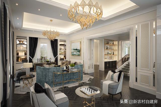 這款徽派新中式別墅設(shè)計(jì)圖，設(shè)計(jì)布局非常細(xì)心，層次感十足