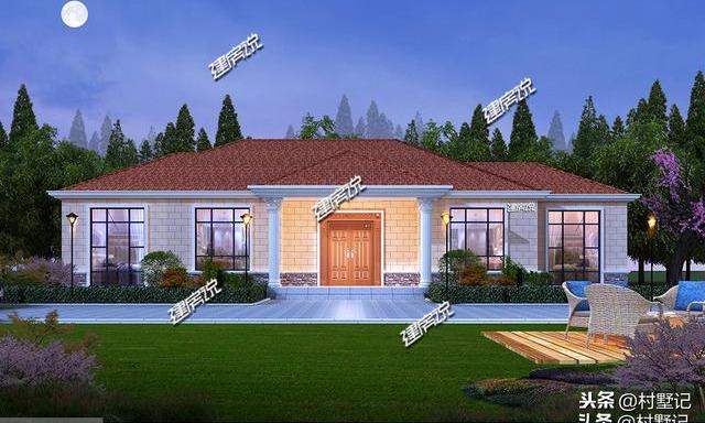 精選10款一層農(nóng)村別墅設(shè)計(jì)圖， 在城里買房不如回農(nóng)村建一棟別墅！