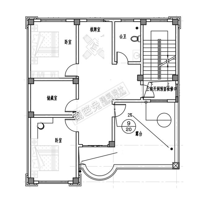 這款四層自建房別墅設(shè)計(jì)圖，占地只有100平米，三面采光，建成效果也是棒棒噠