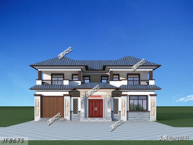 5款農(nóng)村自建別墅設(shè)計(jì)圖，每款都帶車庫(kù)，二層和三層任你選擇