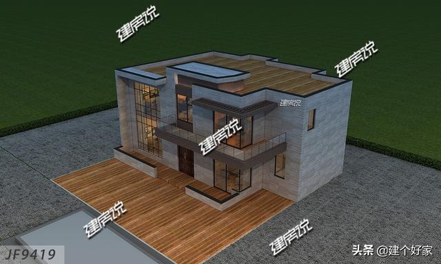 現(xiàn)代風(fēng)別墅設(shè)計(jì)圖，獨(dú)有的簡約、線條感與抽象派的藝術(shù)氣質(zhì)，在眾風(fēng)格中也是獨(dú)樹一幟