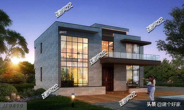 現(xiàn)代風(fēng)別墅設(shè)計(jì)圖，獨(dú)有的簡約、線條感與抽象派的藝術(shù)氣質(zhì)，在眾風(fēng)格中也是獨(dú)樹一幟