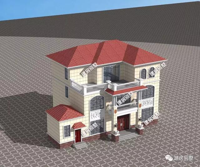 開間13.64×12米農(nóng)村別墅設計圖，看著就有強烈想要住進去的欲望