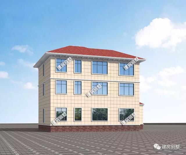 開間13.64×12米農(nóng)村別墅設計圖，看著就有強烈想要住進去的欲望