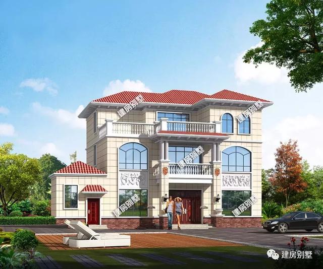 開間13.64×12米農(nóng)村別墅設計圖，看著就有強烈想要住進去的欲望