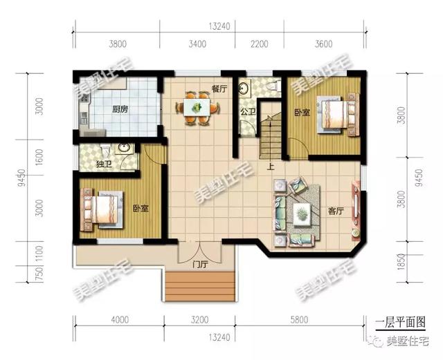 5套農(nóng)村別墅設(shè)計(jì)圖，占地面積都不超過120平，方方正正，簡(jiǎn)單實(shí)用