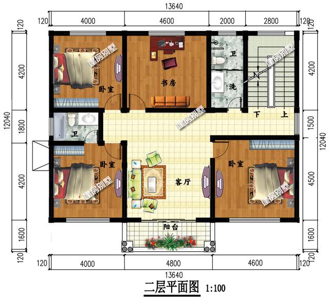 160平方米左右三層簡歐自建別墅設(shè)計(jì)圖，帶獨(dú)立廚房設(shè)計(jì)和棋牌室