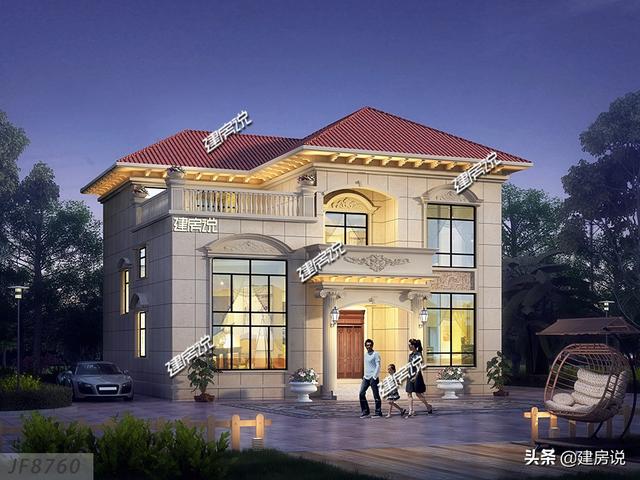 3款面寬12米的別墅設(shè)計圖，戶型設(shè)計合理，外觀簡約歐式風格