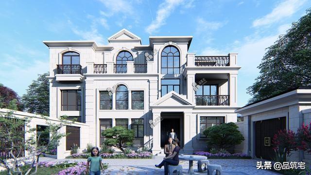 三層法式別墅設(shè)計圖，層次感豐富，法式細(xì)節(jié)細(xì)致到位，絕對的經(jīng)典