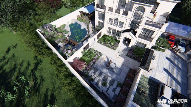 三層法式別墅設(shè)計圖，層次感豐富，法式細(xì)節(jié)細(xì)致到位，絕對的經(jīng)典