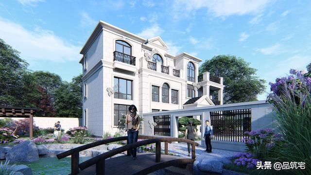 三層法式別墅設(shè)計圖，層次感豐富，法式細(xì)節(jié)細(xì)致到位，絕對的經(jīng)典