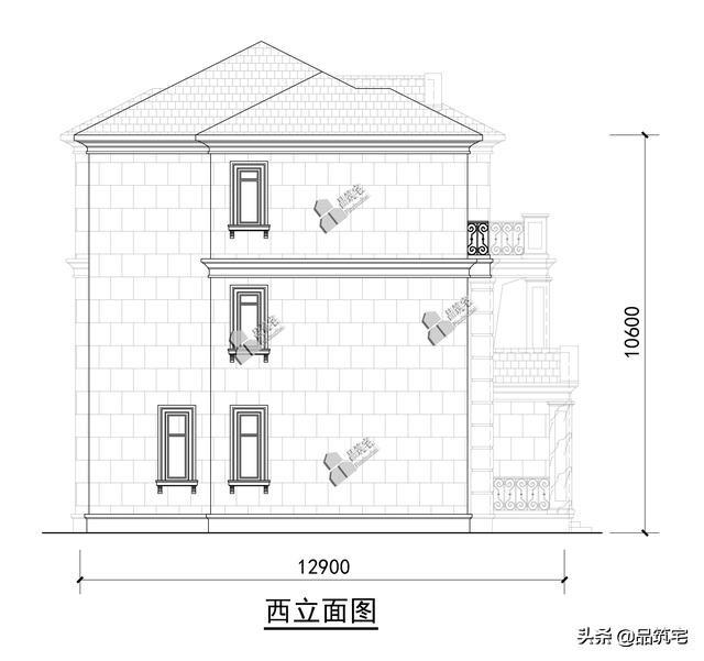 三層法式別墅設(shè)計圖，層次感豐富，法式細(xì)節(jié)細(xì)致到位，絕對的經(jīng)典