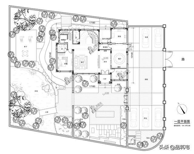 三層法式別墅設(shè)計圖，層次感豐富，法式細(xì)節(jié)細(xì)致到位，絕對的經(jīng)典