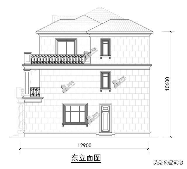 三層法式別墅設(shè)計圖，層次感豐富，法式細(xì)節(jié)細(xì)致到位，絕對的經(jīng)典
